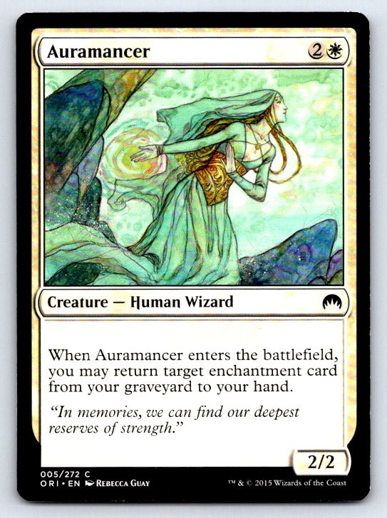 Auramancer 5 Common Magic Origins Magic: The Gathering Lightly Played