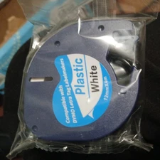 **10PK** 12mm White LT 91330 Paper Label Tape For DYMO Letra Tag labelmakers 