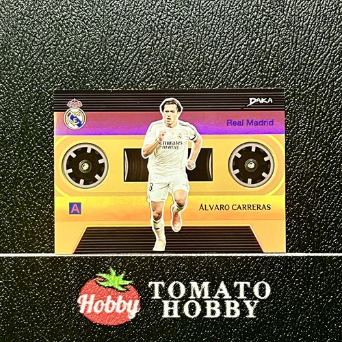 ALVARO CARRERAS /50 RED REFRACTOR DAKA TOP AUDIENCE 2025-26 RECORD REAL MADRID