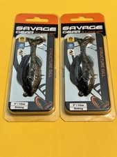 Lot of 2 Savage Scented Structure Gill 3” 1/2oz  Ghost Gill