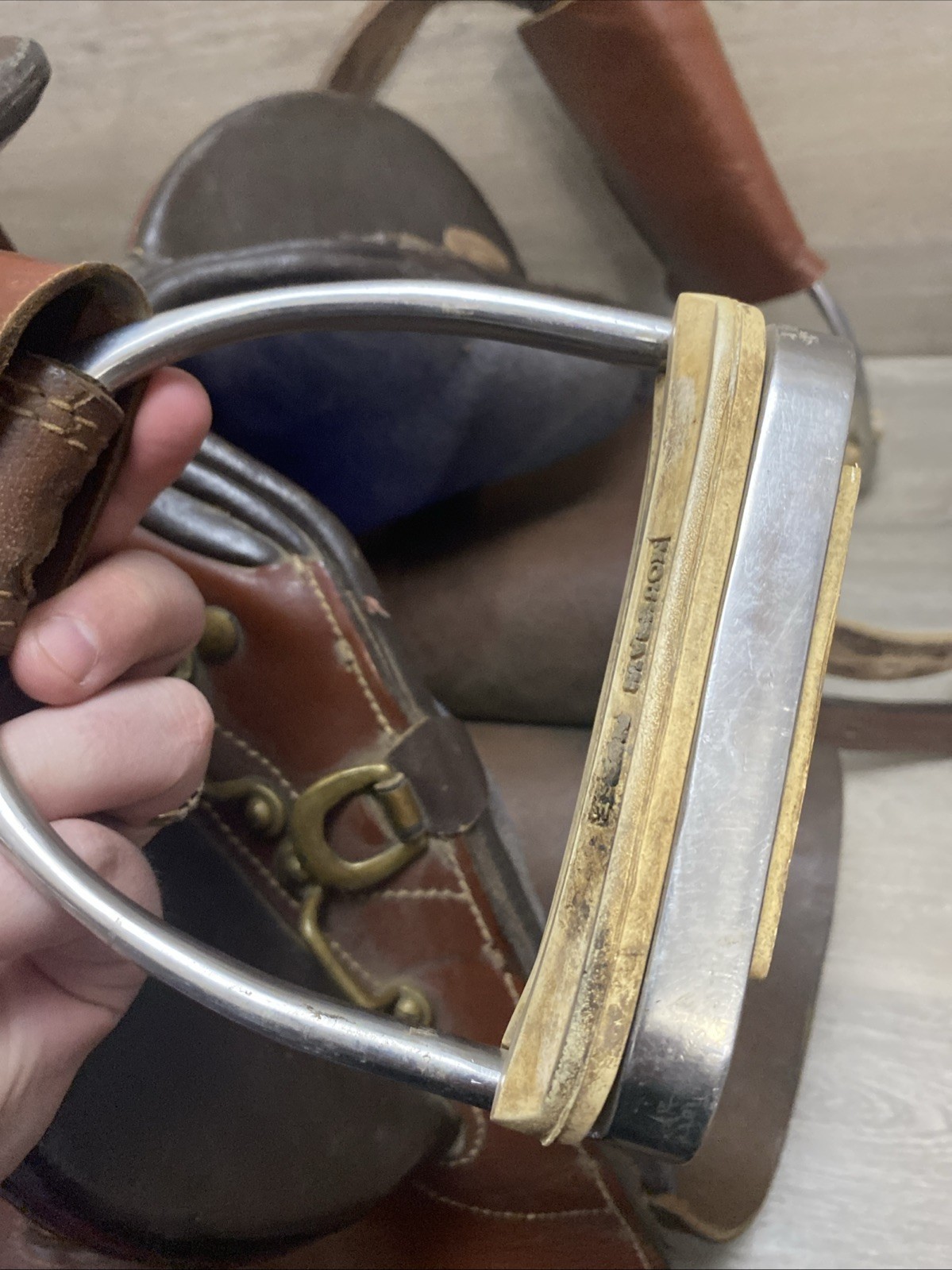 Australian Stock Horse Saddle Genuine Leather