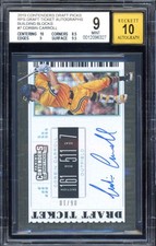 Corbin Carroll Rookie 2019 Contenders Draft Picks Ticket Auto (6/10) #7 BGS 9