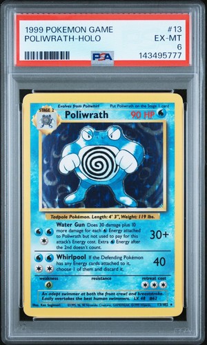Poliwrath graded PSA 6 for sale on eBay
