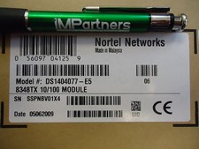 Nortel DS1404077-E5 48 PORT ETHERNET ROUTING ...