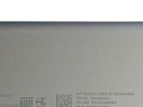 HP Pavilion x360 Convertible Laptop 14m-ba015dx i3-7100U 500 GB 5400RPM Read - Picture 8 of 9
