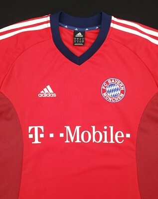 adidas Bayern Munich Germany Soccer Jersey sz XL 02/03 Champions
