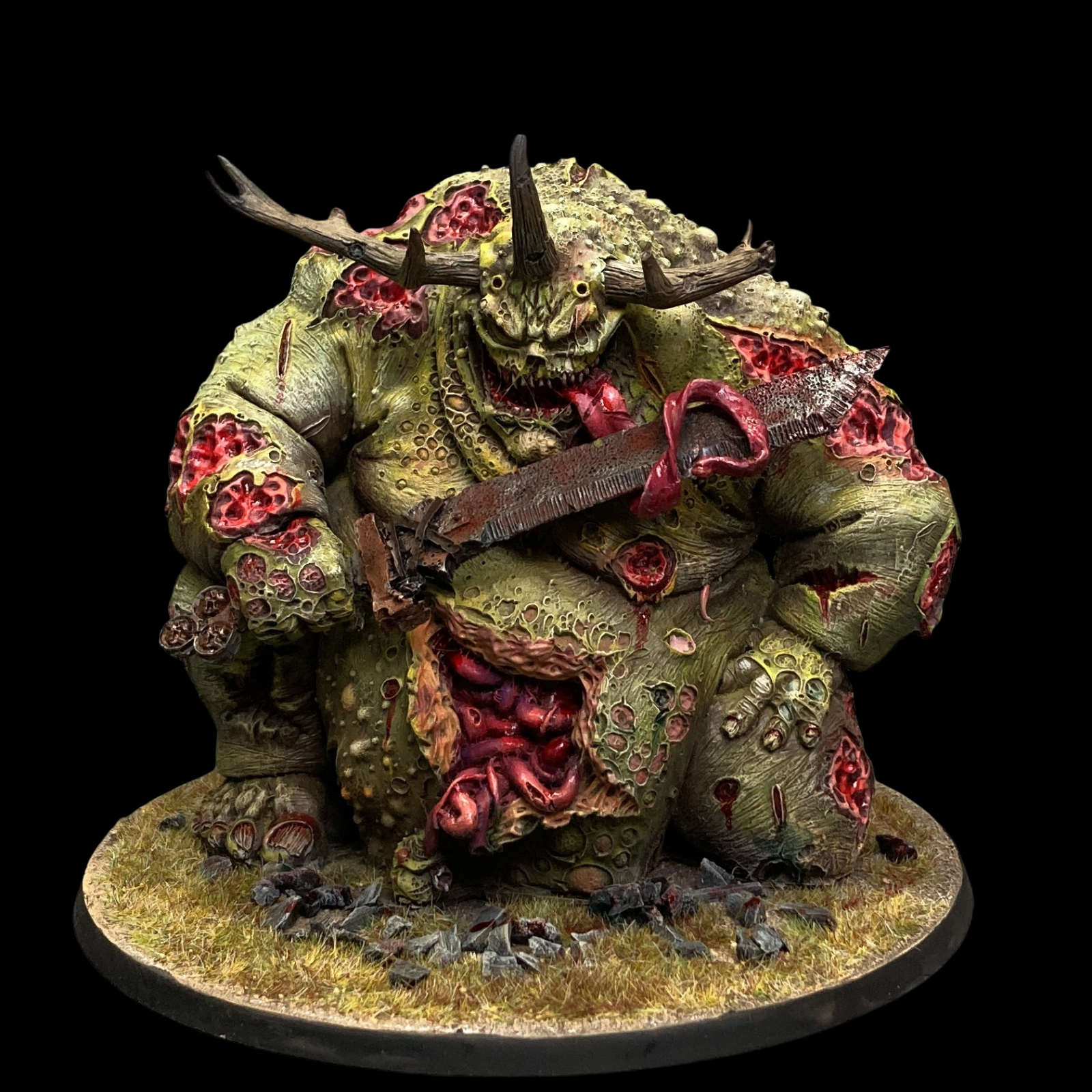 Powerful Great Unclean One Nurgle Daemon for Warhammer Age of Sigmar Armies