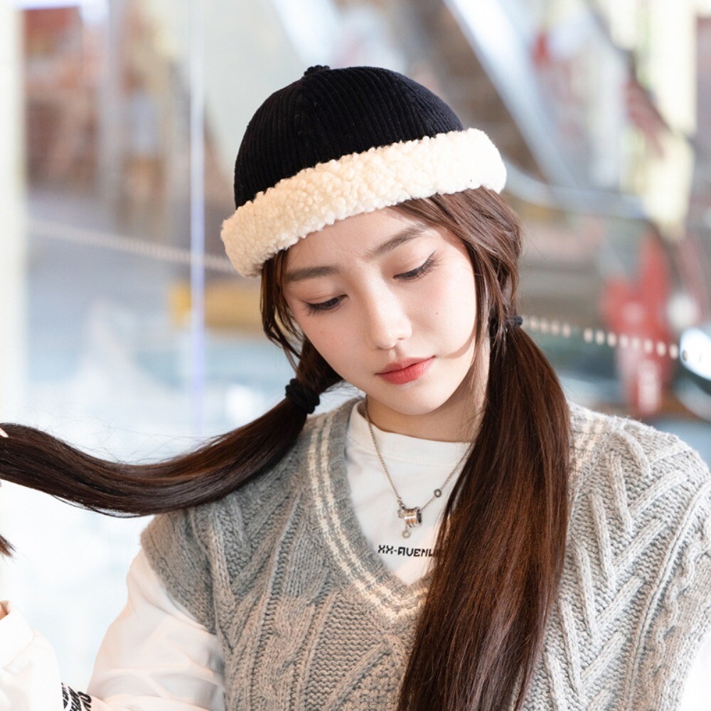 APL Berretto caldo antivento invernale cappelli moda Brimless cappelli autunno