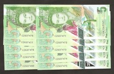10 x 2019 East Caribbean $5 Dollar First Polymer Series Unc#P-W56 ( 471 -480 )
