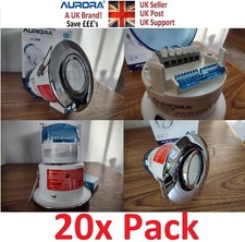 20x LED Downlight AURORA 6w Chrome Warm White 3000k Fire Rated 
