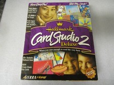 Hallmark Card Studio 2 Deluxe Fast Easy Fun Photo Software CD By Sierra Home