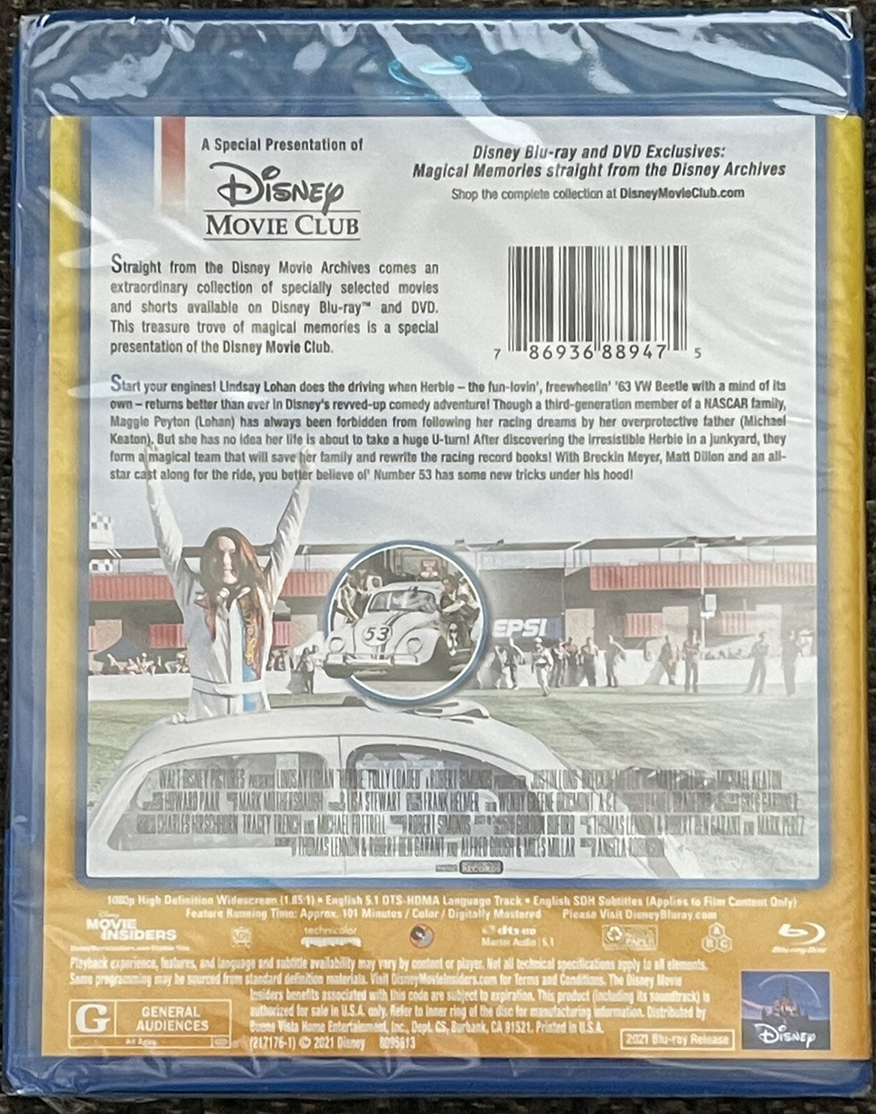 Herbie Fully Loaded (Bluray) Free Shipping (New & Sealed) eBay