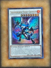 Yugioh Salamangreat Burst Gryphon LD10-EN004 Ultra Rare 1st Ed NM