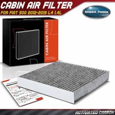 Cabin Air Filter with Activated Carbon for Fiat 500 2012-2019 Center Console