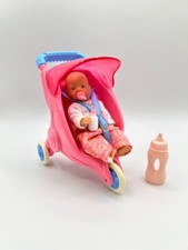Mini Baby Born + Kinderwagen, Puppenwagen / und Zubehör