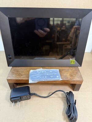 Nixplay W10J Digital Photo Frame 10.1 in Touch Smart Screen LCD Black 