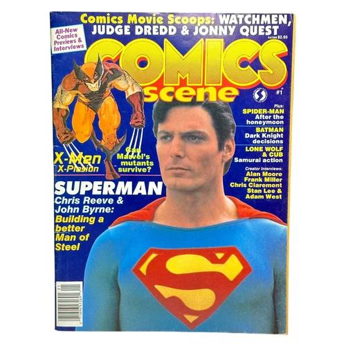 COMICS SCENE Special #1 Starlog Group Superman Wolverine Frank Miller Stan Lee