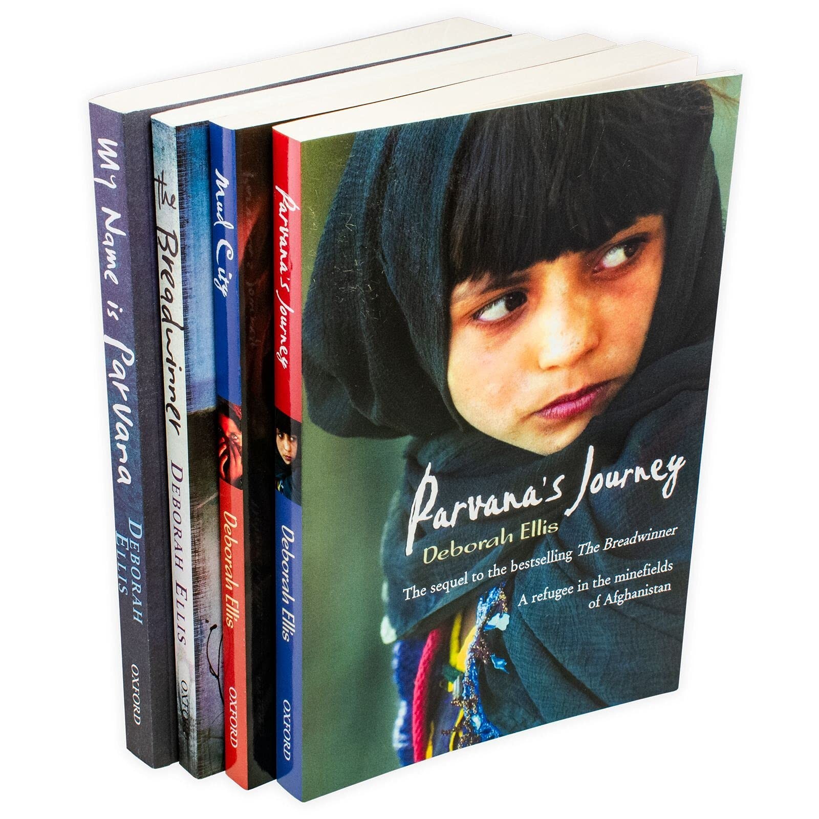 Deborah Ellis Collection 4 Books Set (My Name is Parvana, Breadwinner) Paperback