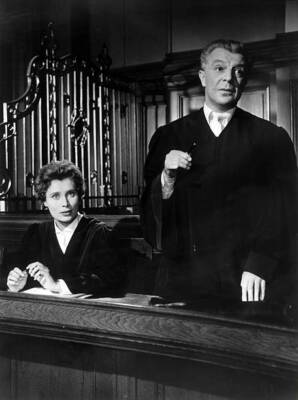 Viktor De Kowa In The Movie 'Vor Gott Und Den Menschen' 1955 Old Photo