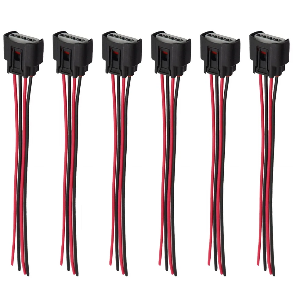 6x Bobina de encendido coleta conector enchufe para Toyota 4Runner Sequoia tC 2005-2021 Foto 2 de 4