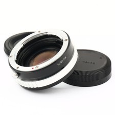 Riduttore focale Speed Booster 0,72x adattatore obiettivo Nikon F G a Fujifilm attacco X FX