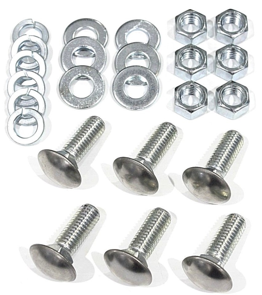 1960-1994 C10 Pick Up Truck Front Rear Chrome BUMPER BOLTS NUTS 1/2 STAINLESS GM - Foto 7