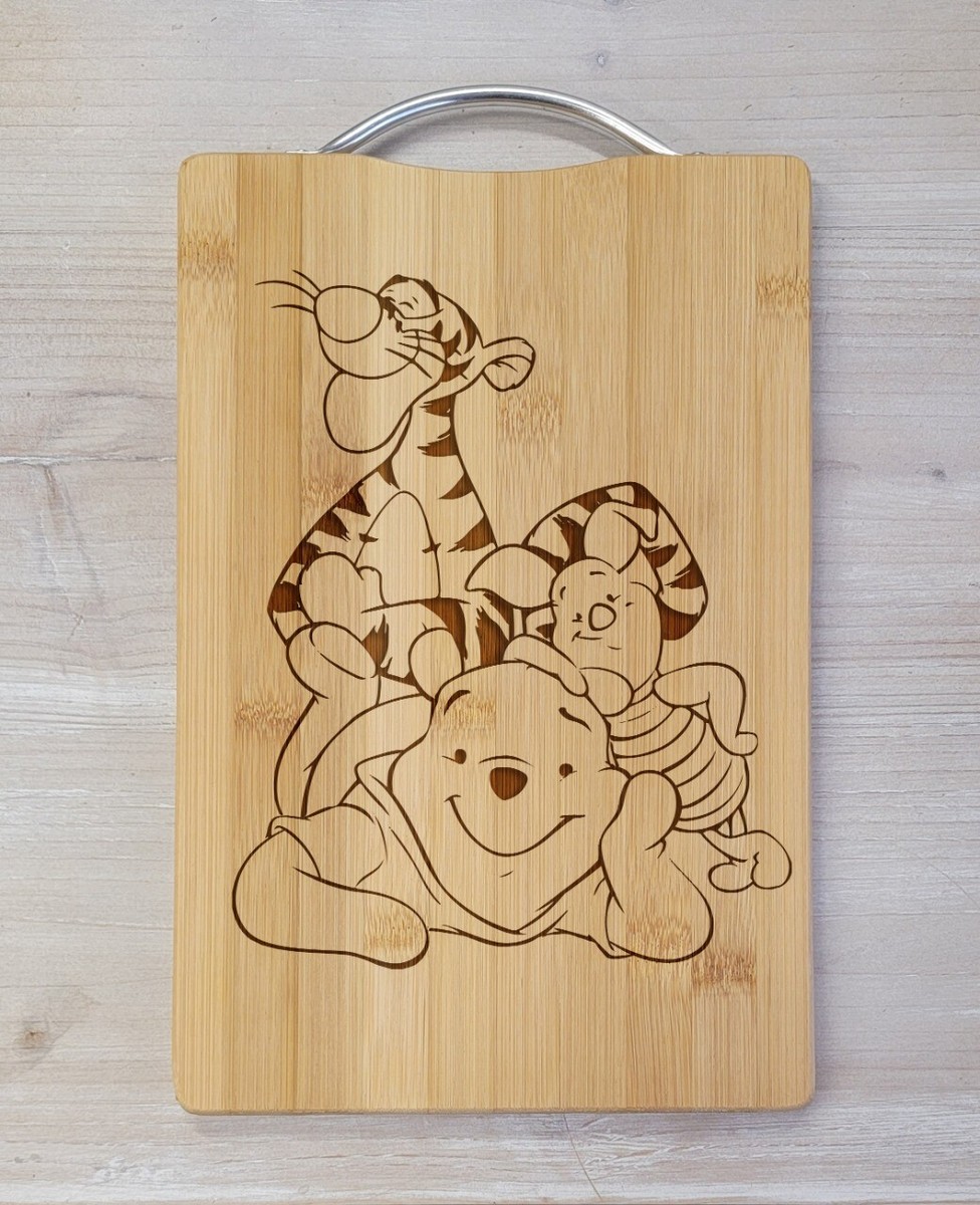 Winnie the Pooh and Friends Laser Engraved Cutting Board | eBay