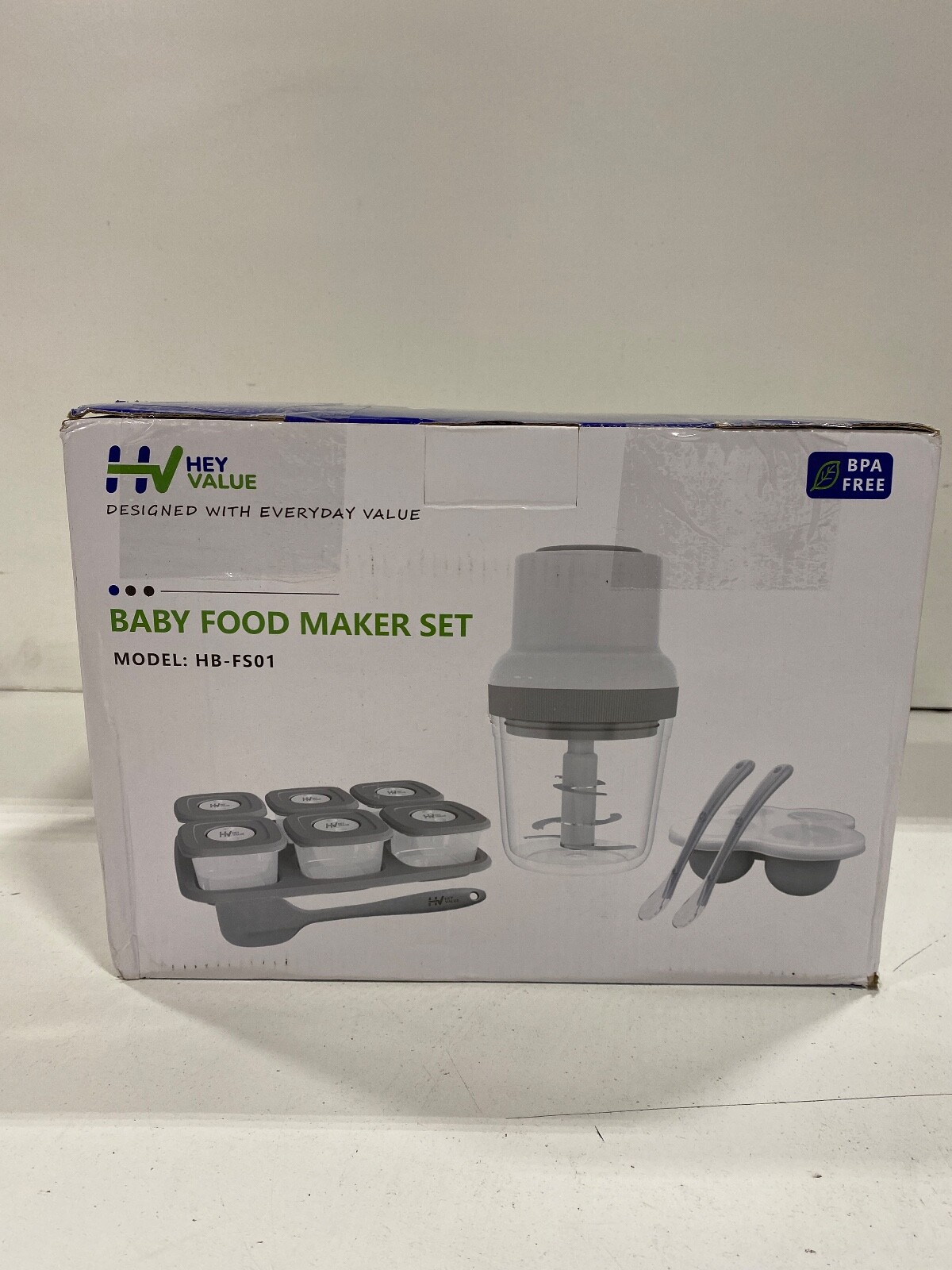 Hey Value Baby Food Maker Set HBFS01 NEW OPEN BOX eBay