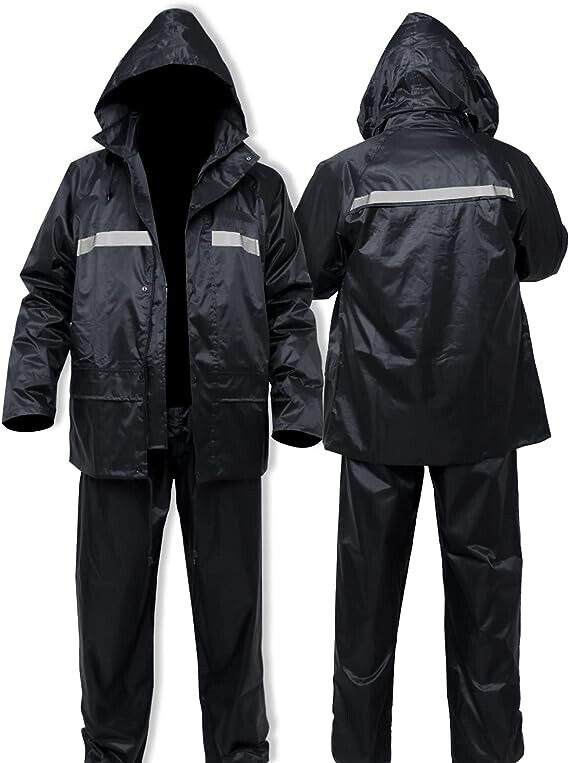 S L960 Rain suits for men women jackets pant gear raincoat waterproof motorcycle hivis