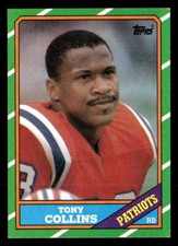 1986 Topps #33 Tony Collins