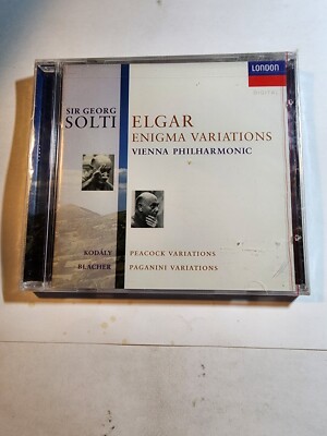 EDWARD ELGAR - Elgar: Enigma Variations / Peacock Variations / Paganini -New CD3