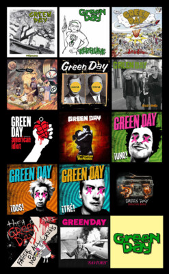 GREEN DAY album discography magnet (4.5