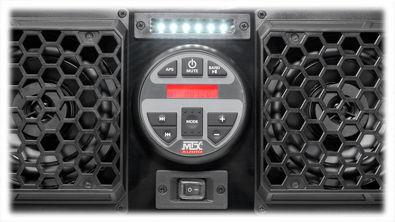 Звуковая панель MTX MUDSYS31 с 4 динамиками Bluetooth Динамики на руле Powersports