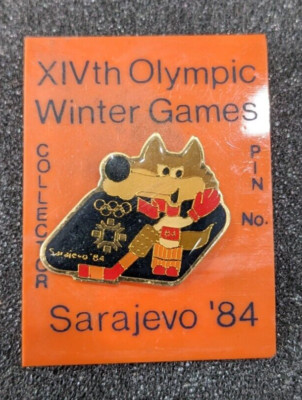 Pin's Vintage Team USA Hockey 1984 Sarajevo – Collection Sportive Années 80