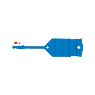 Schlüsselanhänger mit Schlaufe, blau, 500 Stück KS TOOLS 500.8094