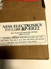 PHILIPS OEM UHP REPLACEMENT PROJECTOR BULB 120-100W 1.0 E22, Untested, Cheap 