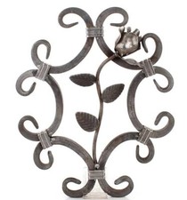 Ornement en fer forgé fer forgé 310x250mm grille pour garde-corps clôture por...