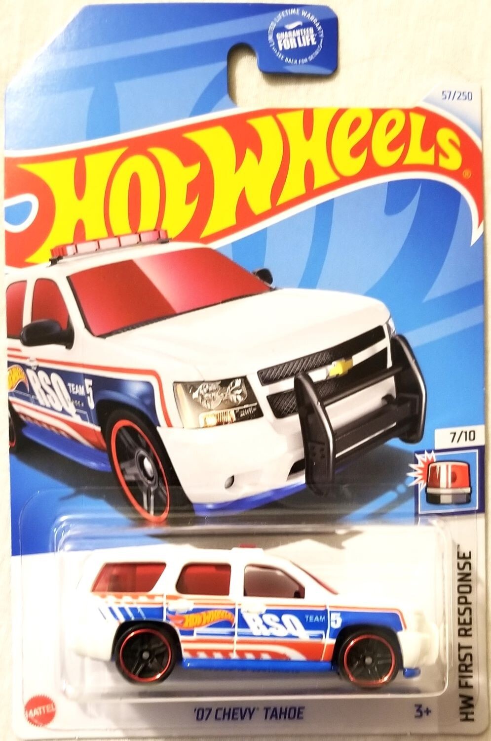 Hot Wheels - 2024 HW First Response 7/10 '07 Chevy Tahoe 57/250 (BBHTD28)