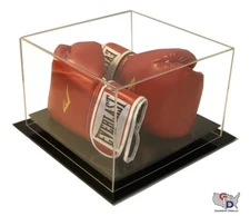 Desk or Table Top Double Boxing Glove Display Case Acrylic GameDay Display