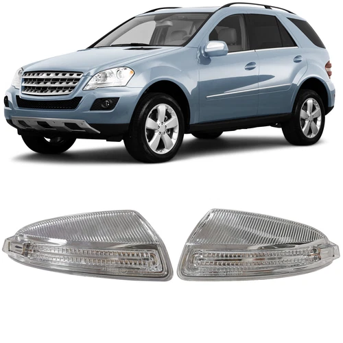 Pair Door Mirror Turn Signal Light For Mercedes Benz W164 ML350 ML450 ML500
