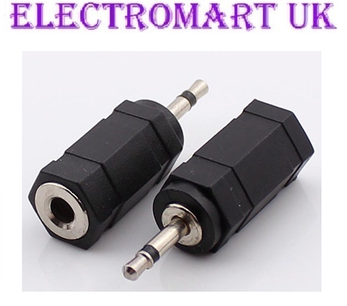 2.5MM MINI MONO JACK PLUG TO 3.5MM MINI 