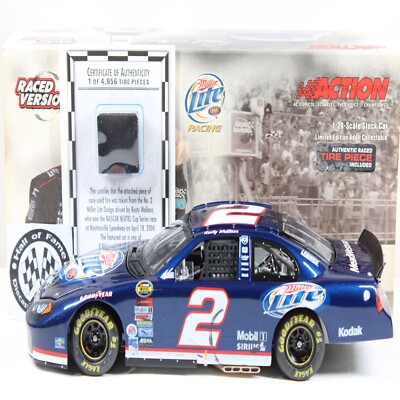 RUSTY WALLACE 2004 ACTION #2 MARTINSVILLE LAST RACE WIN MILLER LITE DODGE XRARE!