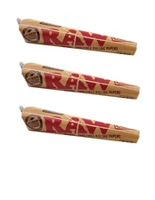 3x Raw 1 1/4 Classic CONE Rolling Papers 6 Cones/PK  3 packs USA SHIPPED