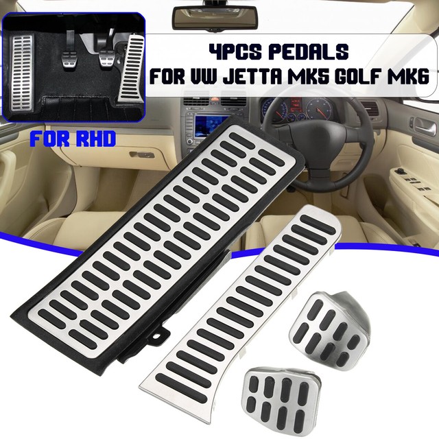 Foot Clutch Brake MT Pedal Cover For VW GOLF/JETTA MK5 MK6 CC Scirocco
