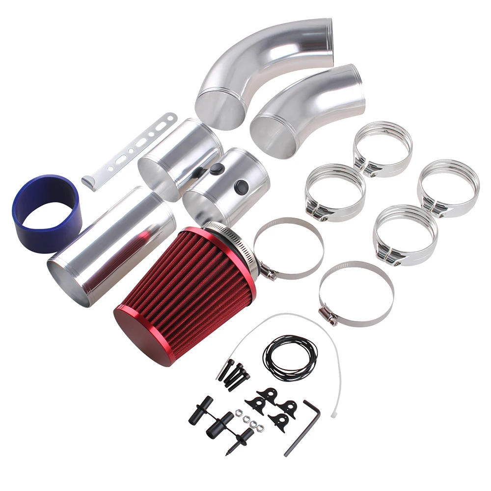 Universal Car Inlet Cold Air Intake Filter Induction Kit Pipe Hose