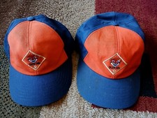 Tiger Cub Scout BSA Boy Scouts 2 Baseball Caps Kids S/M M/L Blue Orange Snapback
