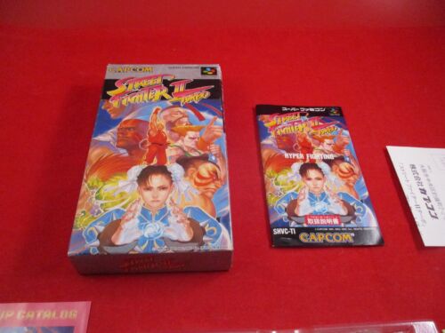 Street Fighter II Turbo Super Famicom COMPLETE w/ Box manual game US SELLER - Picture 2 of 8