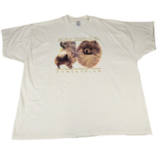 Pomeranian T Shirt Size 3X Natural Color Tee Dog Lover Best Friend Cotton Blend