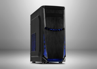 Inter-Tech B-49, 425x200x420mm, Midi Tower Gehäuse - Schwarz (88881312)