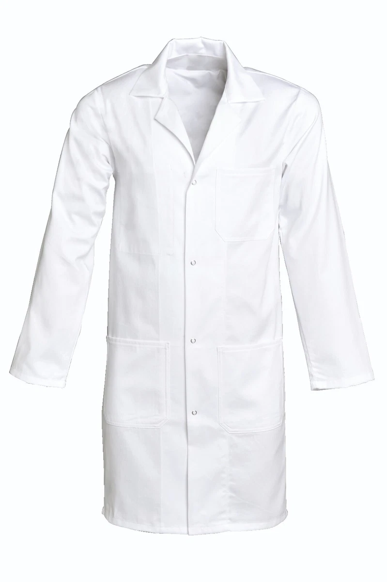 Blouse Blanche Lycée Coton, Blouse Chimie Laboratoire, Femme et